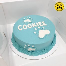 Paw Prints Pet Birthday Cake