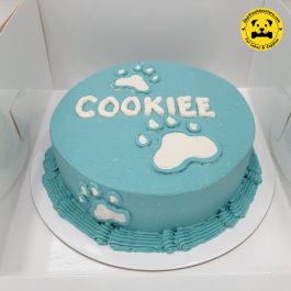 Paw Prints Pet Birthday Cake