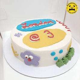 Playful Doodles Pet Cake