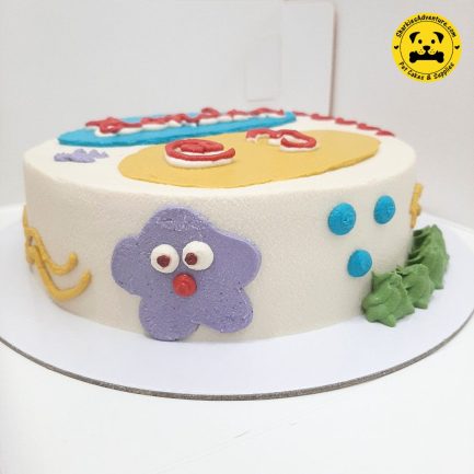 playful doodles pet birthday cake