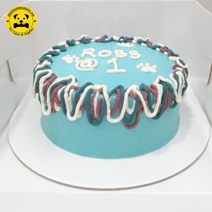 tofu noodles pet birthday cake