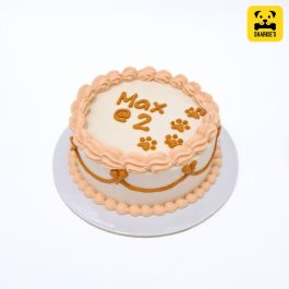 Vintage Minimalist Pet Cake