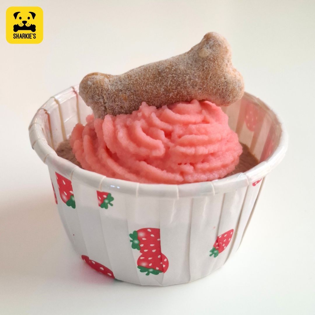 dog bone pup cakes pink