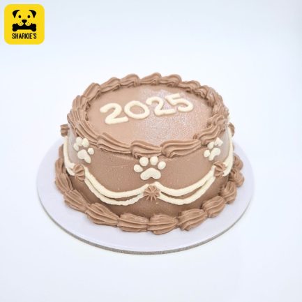 new year 2025 pet friendly cake