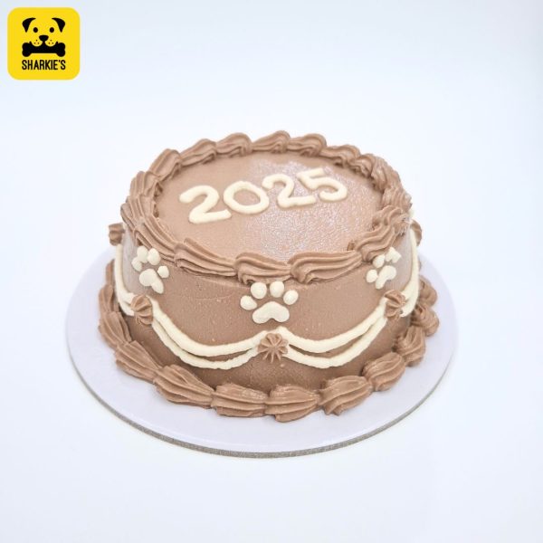 New Year 2025 Pet Cake for Dog, Cat Sharkie's Adventure