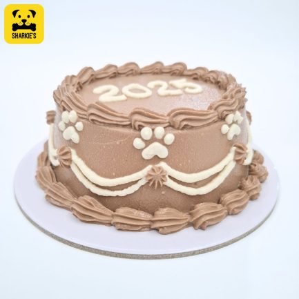 new year 2025 pet friendly cake